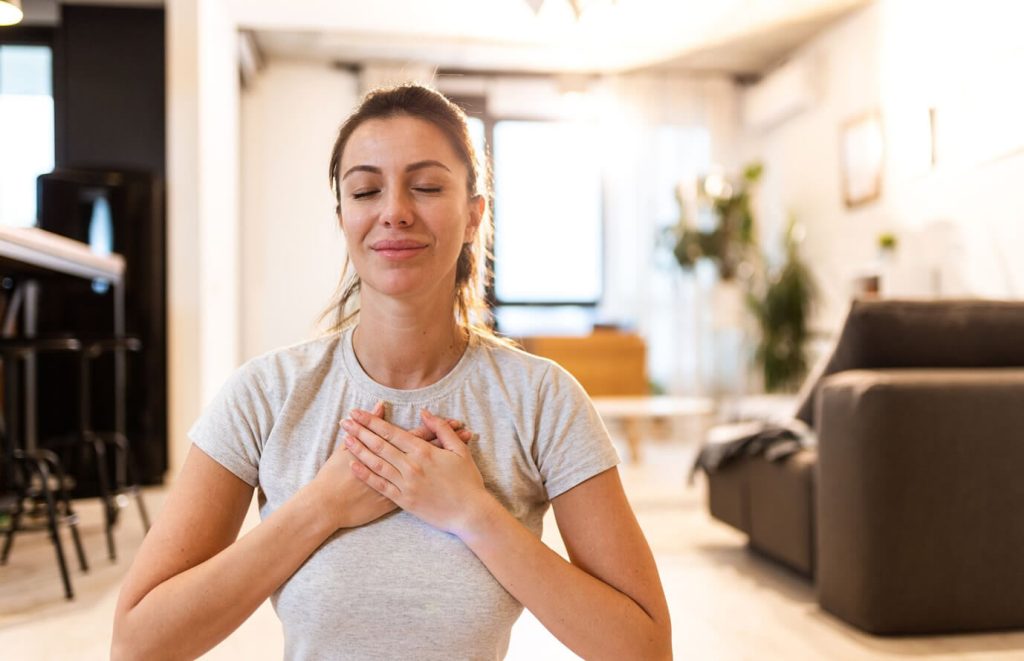 heartfelt posture