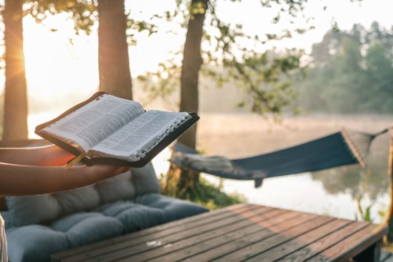 20 Bible Verses About Peace: Overcome Anxiety Now calm serene lake sunrise